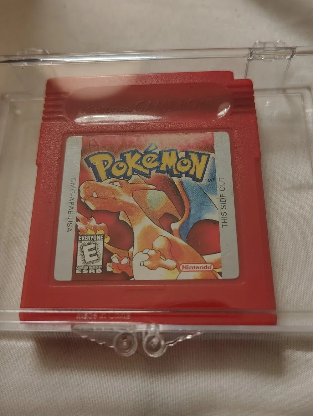 Pokémon Red Version Nintendo Game Boy Cartridge Authentic Tested